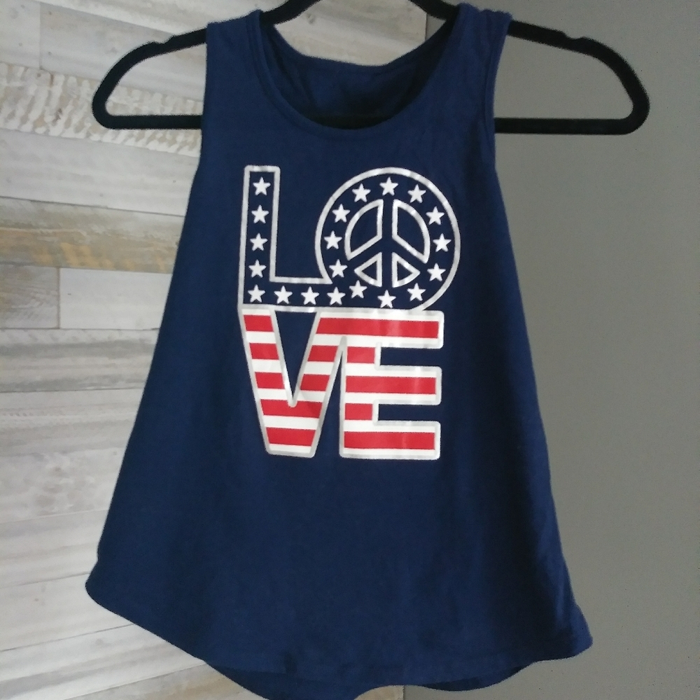 Girls "Love" tank top